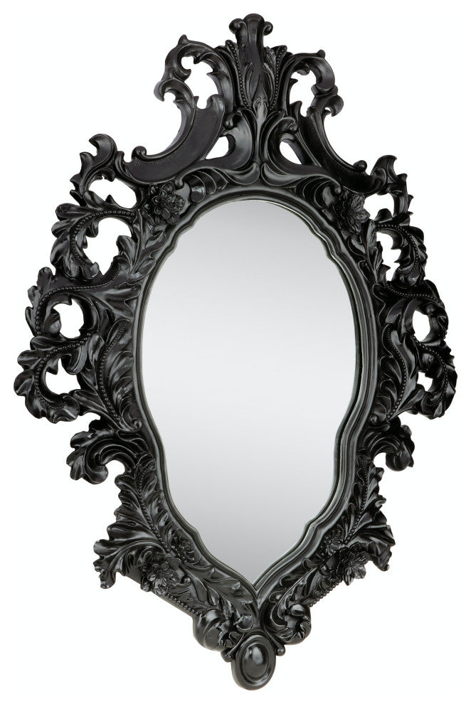 Madame Antoinette Salon Mirror, Ebony
