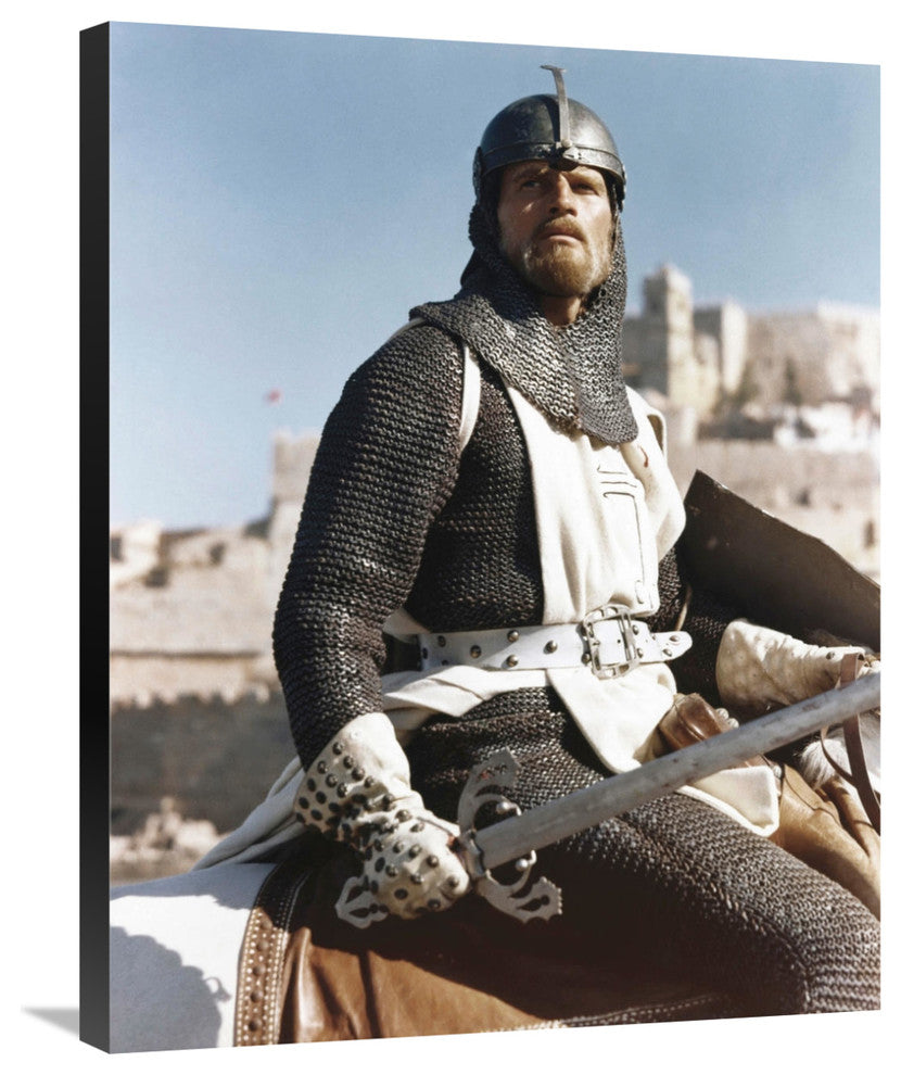 "Charlton Heston - El Cid" Canvas Giclee by Hollywood Photo Archive, 24"x30"