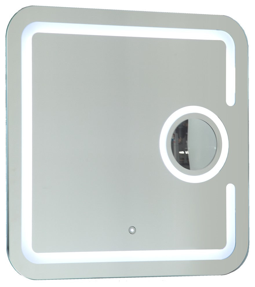Vanity Art LED Lighted Bathroom Mirror With Touch Sensor and Magnifying Glass