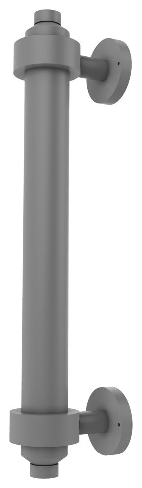8" Door Pull, Matte Gray