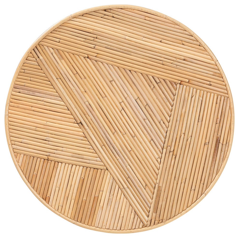 Natalia Natural Rattan End Table