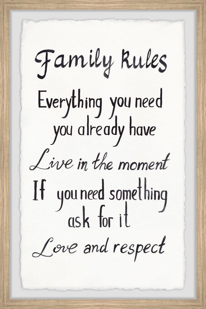 "Love and Respect" Framed Painting Print, 12x18