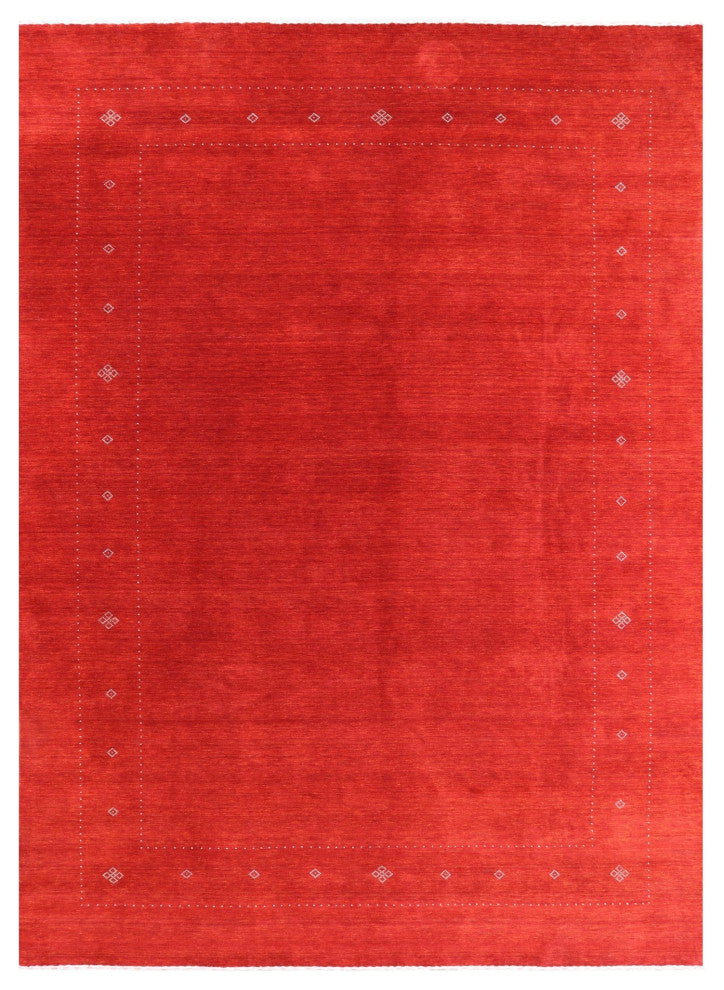 10' 0" X 13' 8" Persian Gabbeh Hand-Knotted Rug Q11365