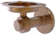 Mercury Tumbler and Toothbrush Holder with Groovy Accents, Brushed Bronze