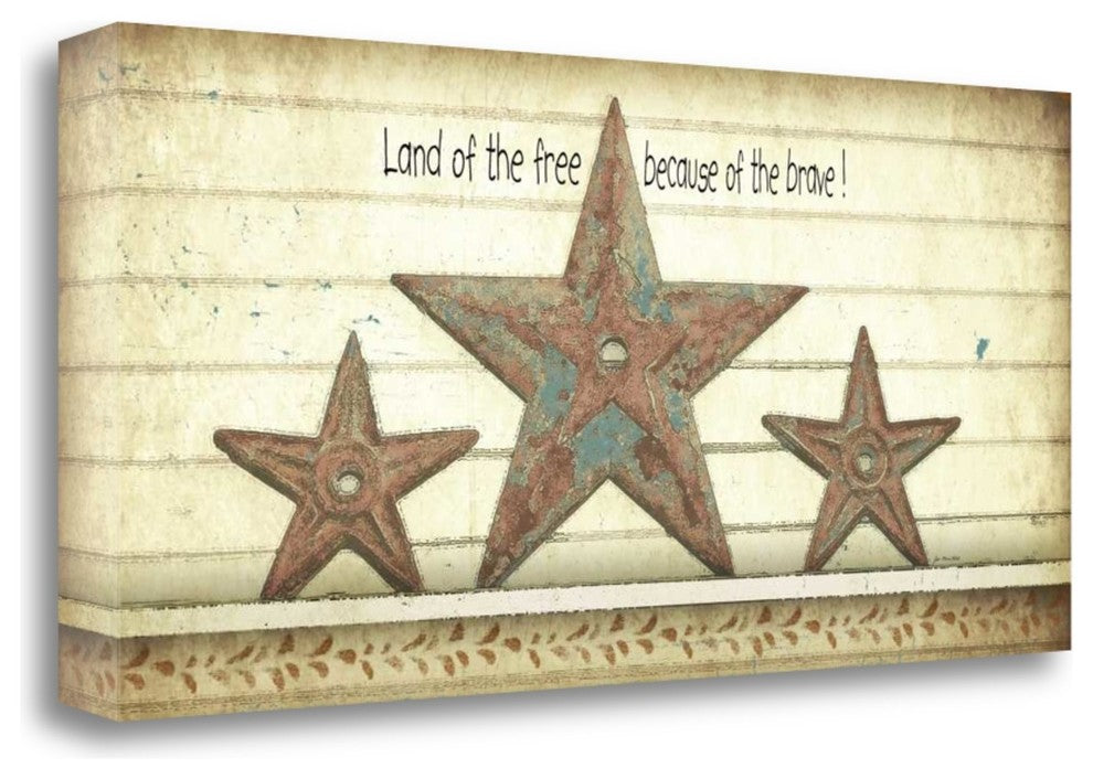 "Land Of The Free" By Jo Moulton, Giclee Print on Gallery Wrap Canvas