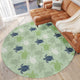 Indoor/Outdoor Seabreeze SZ13 Aloe Machine Washable 8' x 8' Round Rug