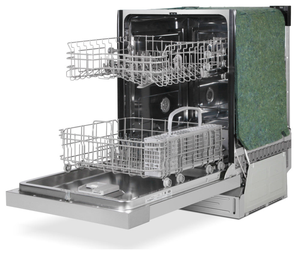 24 in. Front Control Built-In Tall Tub Dishwasher in Stainless Steel