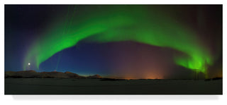 Roy Samuelsen 'Northern Lights Night' Canvas Art, 19"x8"