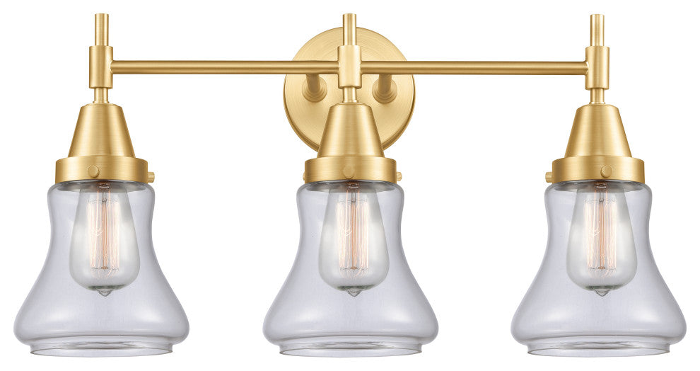 Innovations 447-3W-SG-G192-LED 3-Light Bath Vanity Light, Satin Gold