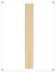 Matthews-Gerbar DownRod, 72", Brushed Brass Finish