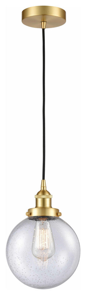 Innovations 616-1PH-SG-G204-8 1-Light Mini Pendant, Satin Gold