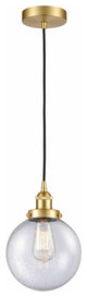 Innovations 616-1PH-SG-G204-8 1-Light Mini Pendant, Satin Gold