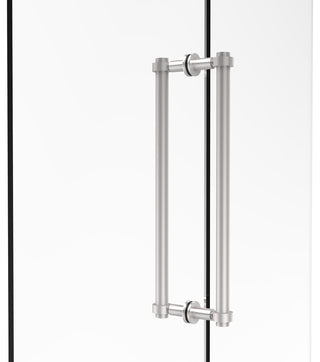 Contemporary 18" Back to Back Shower Door Pull, Polished Chrome