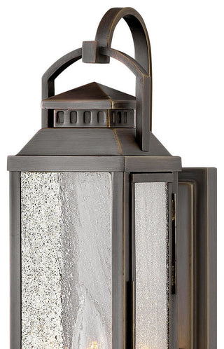Hinkley Revere Medium Wall Mount Lantern, Blackened Brass