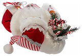 Kurt Adler 17.5" Kringle Klaus Peppermint Santa