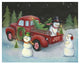 "Christmas on Wheels II" Digital Paper Print by Mary Urban, 26"x22"