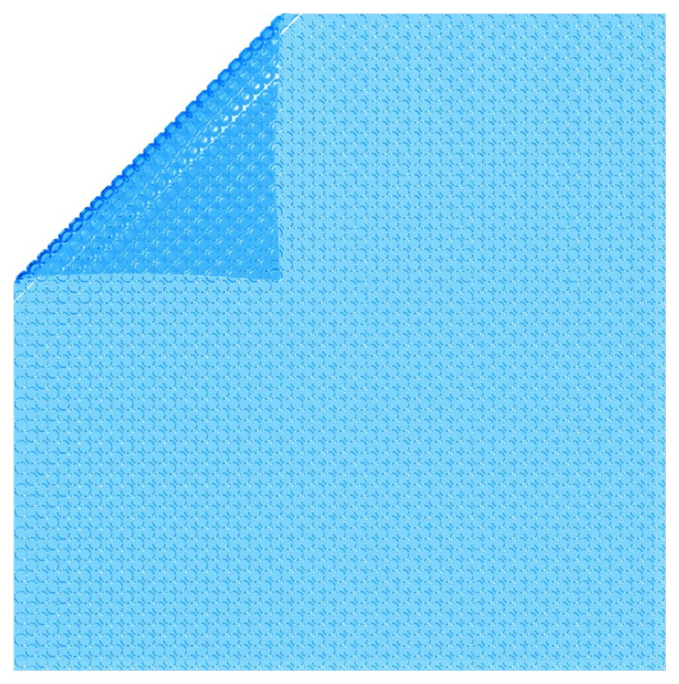 Rectangular Pool Cover 177 x 87 inch PE Blue