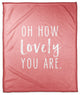 Oh How Lovely 50x60 Fleece Throw Blanket