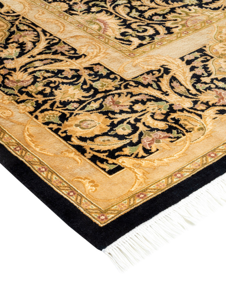 Mogul, One-of-a-Kind Hand-Knotted Area Rug Black, 8'1"x10'0"