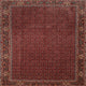 Ahgly Company Indoor Square Traditional Area Rugs, 7' Square