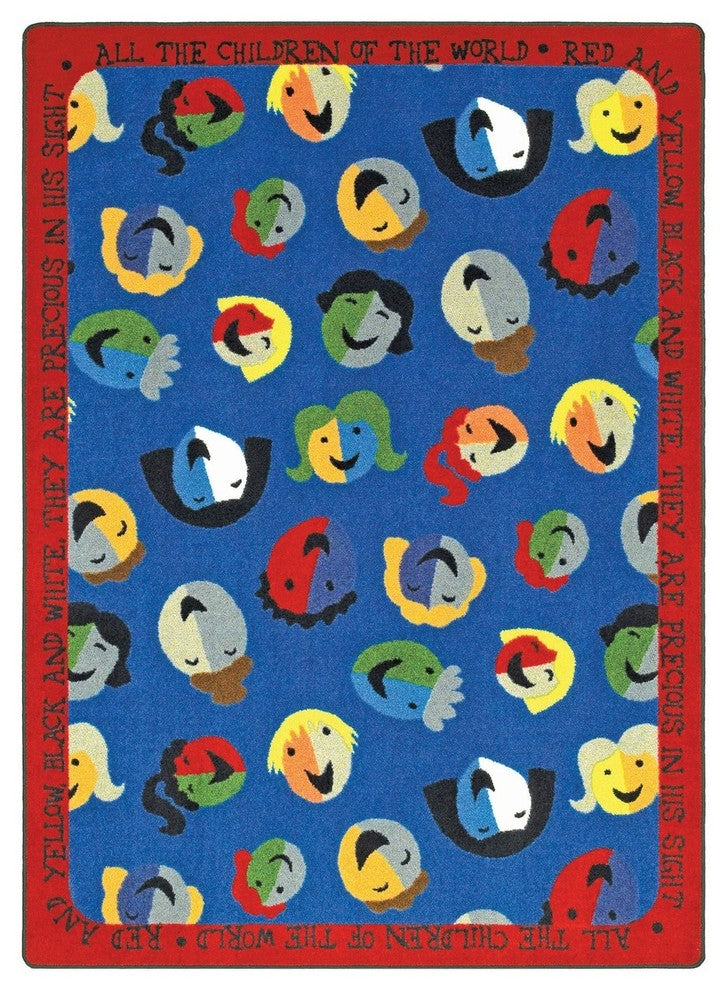 Kid Essentials Rug, Children of the World, 3'10"x5'4"