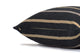 Espresso Stripe Cushion Cover, 20" X 20"