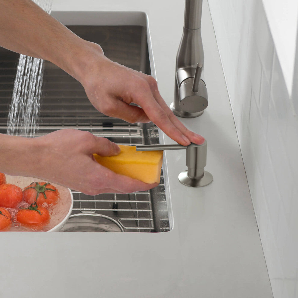 KIBI Kitchen Soap Dispenser KSD100, Brushed Nickel