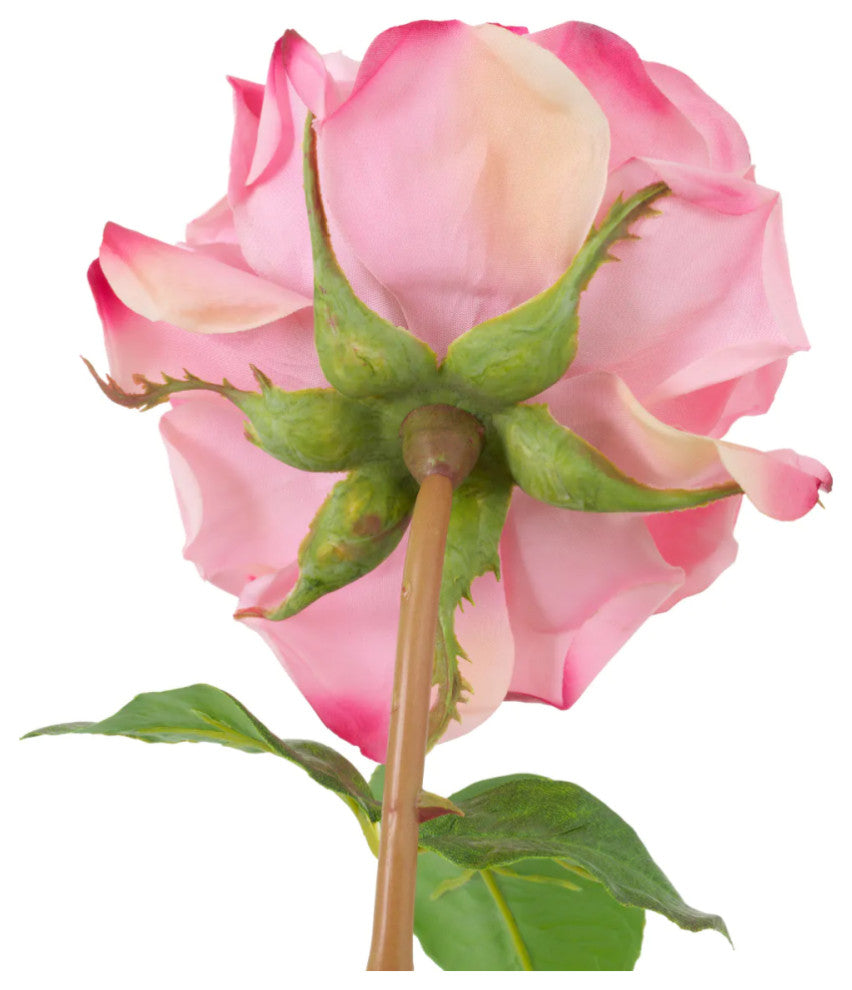 Three-Toned Artificial Flowers Bouquet, 72-Pieces, Eichholtz Roses, Pink Red