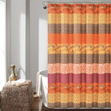 Royal Empire Shower Curtain, Tangerine