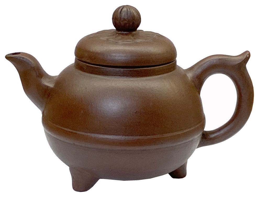 Chinese Handmade Yixing Zisha Clay Teapot With Artistic Accent, Hws2228