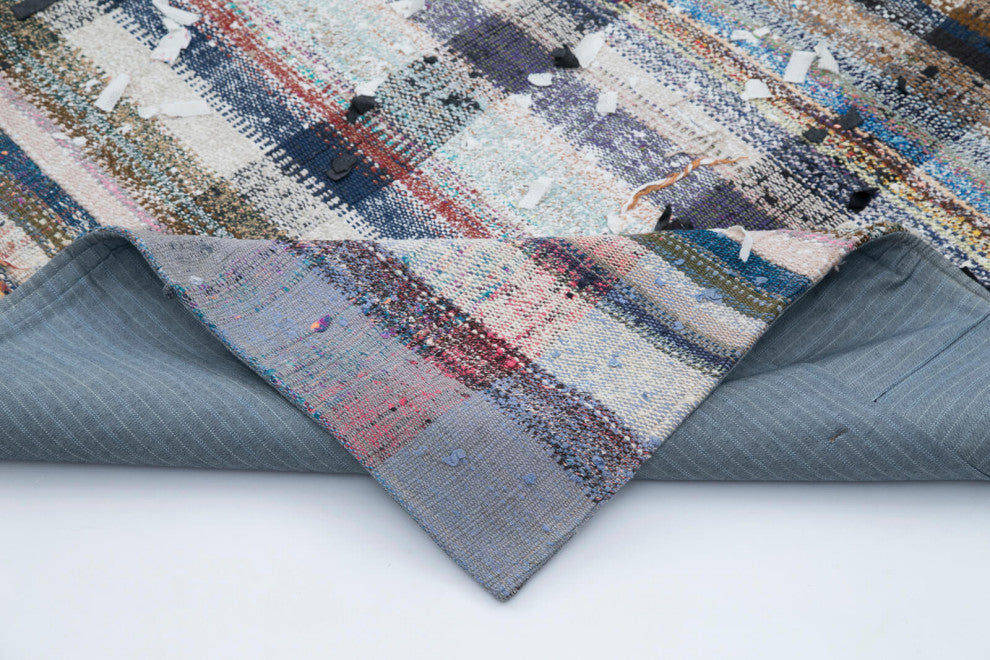 Rug N Carpet - Handmade Anatolian 7' 0'' x 10' 0'' Tribal Patchwork Kilim Rug