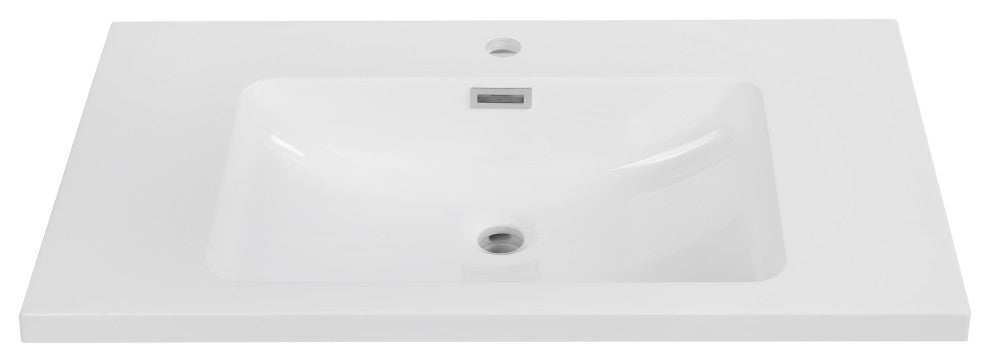 32" Solid Surface Resin Streamline K-1203-32 Vanity Top