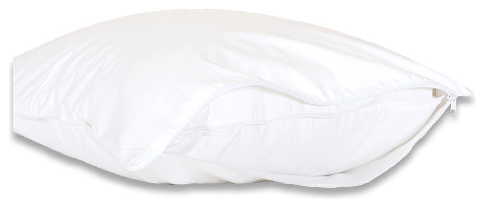 Manhattan Standard Pillow Protector, White