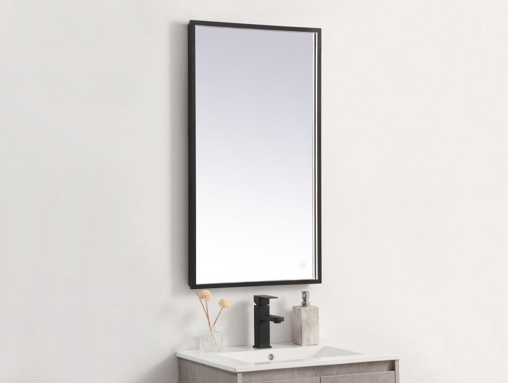 Modern Black Led Mirror
