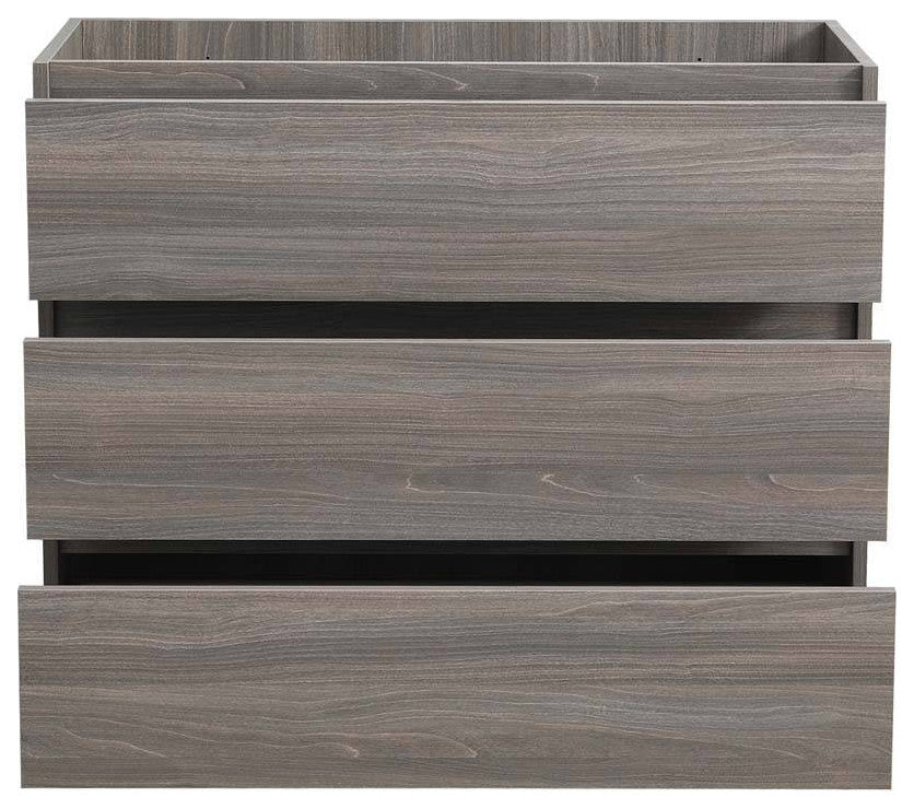 Fresca FCB9342MGO Lazzaro 42" Gray Wood Free Standing Modern Bathroom Cabinet