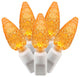 Vickerman X6W8508 Orange Led Light On White Wire, Christmas Light Strand