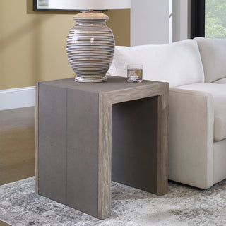 Uttermost Aerina Modern Gray end table