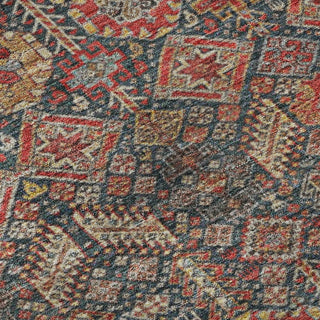 Premium Machine Washable Mayfield AMF574 Red 2'3" x 7'6" Runner Rug