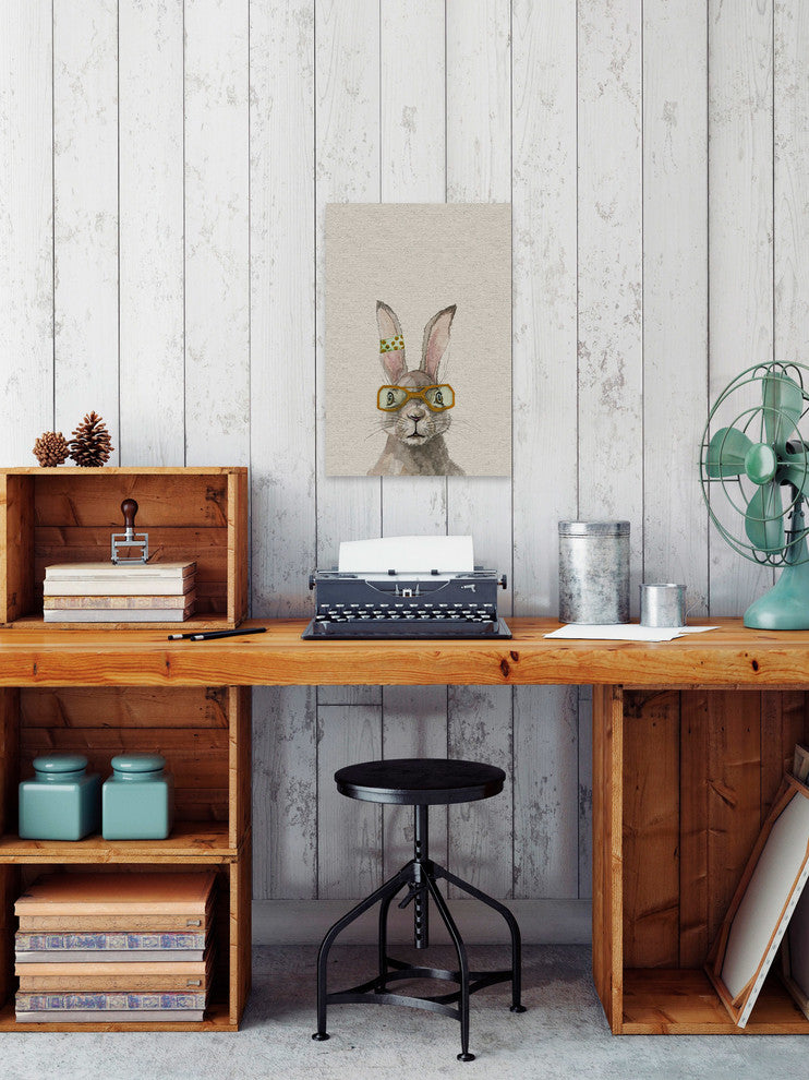 "The Hairdresser" Painting Print, Wrapped Canvas, 16"x24"