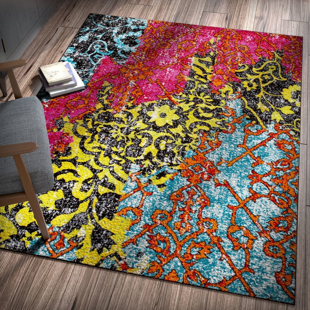 Well Woven Viva Rug, Multi, 7''10"x9''10"