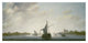 "A View of the Maas at Dordrecht" Digital Paper Print by Aelbert Cuyp, 32"x16"