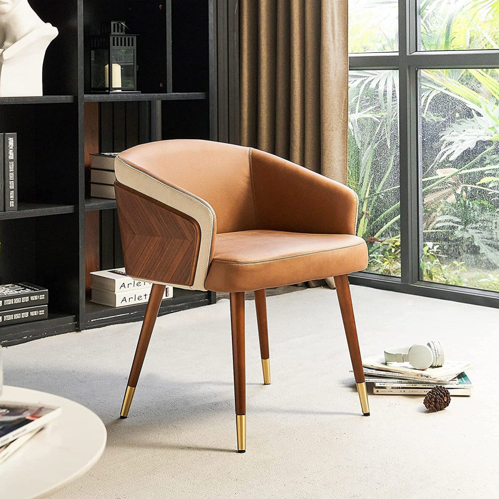 Accent Chairs for Living Room and Dinning Room , Brown