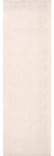 Nuloom Natural Textured Suzanne Area Rug, Cream 2'6"x8'