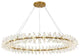 Snowflake Crystal Chandelier Round Contemporary Modern Ceiling Light Fixtures