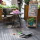 Courtyard Casual WPC Deck Tile, Set of 9, Gray