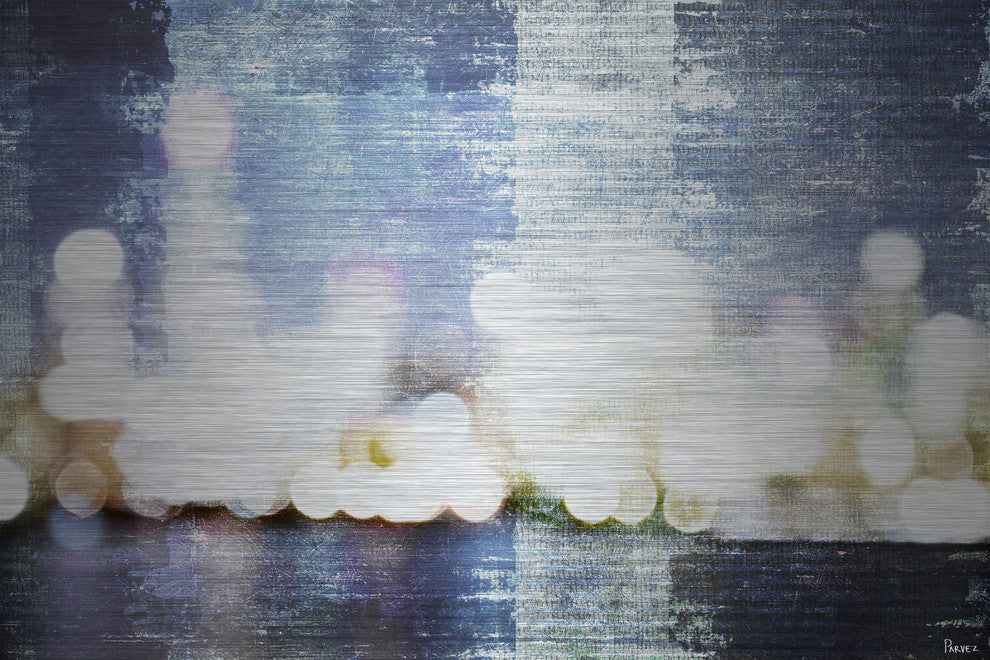 "City Scape" UV Ink Print on Brushed Aluminum, 60"x40"