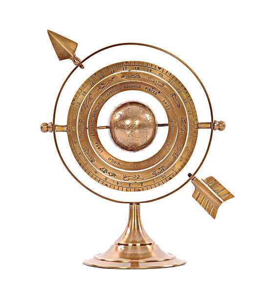 Brass Armillary 8 inches