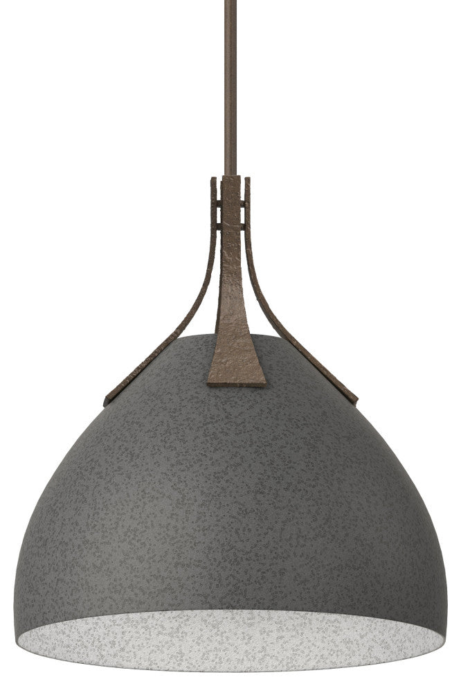 Summit Pendant, Bronze Finish, Natural Iron Accents, Standard Overall Height