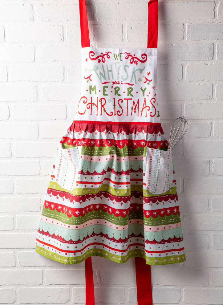 Whisk Merry xmas Skirt Apron