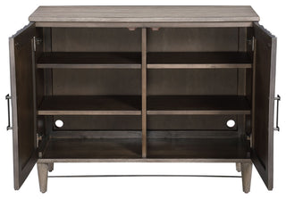 Open doors reveal interior shelving; not a clean primary product shot.